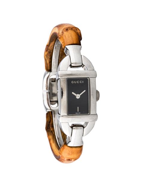 bamboo gucci watch|vintage gucci bamboo watch.